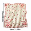 Platz Silk Schal Frauen 2020 Mode Druck Kleine Neck Schals Büro Dame Haar Band Foulard Hand Kopftuch Weibliche Bandana Schal G220513