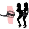Игрушки для взрослых двойной пенис с двойным концом Strapon Ultra Eltra Elastic Harness ремень ремня на фаллоимитаторе для взрослых для взрослых игрушек для женщин Анал мягкий фаллоимитатор 230519