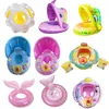 Floats Tubes Baby Mermaid Swim Children's Protective Seat Ring Outdoor Water Inflatable Toy Pool Padding Thickened Life Buoy P230519