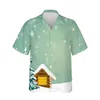 القمصان غير الرسمية للرجال jumeast 3d عيد الميلاد مهرجان الملابس بلوزات الشارع الشارع رجال قميص هاواي.
