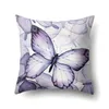Pillow /Decorative Farmhouse Home Decor Beautiful Colorful Watercolor Painting Vintage Butterfly Polyester Cover
