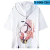 Мужские рубашки Summer 3d Topruction Tops Printed Hip-Hop с коротки