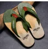 Merk flip -kwaliteit flops high mode ademende casual mannen strand slippers zomer buiten