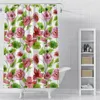Shower Curtains Green Plant Leaves Waterproof Bathroom Curtain Colorful Floral For Bath Covers Toilet Door