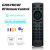 Télécommande intelligente G20S PRO Infrarouge 24G Boutons rétroéclairés sans fil Air Mouse BT 50 G20BTS Plus Contrôleur pour Android TV BOX 230518