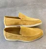 Роскошные дизайнерские повседневные туфли Lp Женская обувь Summer Walk Замня Loafer корова кожа Oxfords Moccasins Comfort Loafer Slip on Loafer Rubber Sonle Flats EU35-46