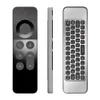 W3 2.4G sans fil Mini Air souris Gyroscope IR apprentissage télécommande vocale intelligente avec clavier complet pour Android TV BOX PC