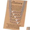 Подвесные ожерелья для ожерелья друга набор сестра подходит для подходящего сердца доставка ювелирных ювелирных украшений dhad9