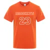Brooklyn 23 ztp city street letra t-shirt homens vintage tee de alta qualidade roupas algodão de verão tops harajuku superdemas