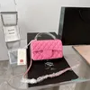 2023 Modna torba projektantka Kobiet Różowy Różny Mały marnotrawstwo moda wszechstronna klasyczna rombiczna konsystencja jambskina