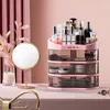 Boîtes de rangement maquillage organisateur salle de bain vanité comptoir pour cosmétiques brosses Lotion ongles rouge à lèvres et bijoux