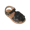 Sandalias para niños, sandalias para niñas, zapatos planos, verano, bebés, niños, sandalias de playa huecas, moda, Color sólido, zapatillas para niñas pequeñas, 2023 AA230518