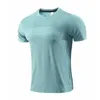 LL Mężczyźni Outdoorowe Koszulki Nowa fitness siłownia piłkarska siatka z tyłu Sport Sports Szybki sucha T-shirt chudy mężczyzna