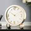 Relógios da mesa sala de estar pequena mesa retrô led digital nórdico relógio em casa miniaturas horloge de decoração luxo zy50tz
