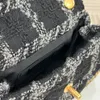 10a kaliteli klasik tek zincirli omuz çantaları çanta 20cm c markalar tasarımcı moda yün lüks bayan crossbody çantalar çanta debriyaj kartı tutucu ücretsiz gönderim