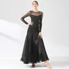 Bühnenkleidung, modernes Tanzkleid, Nationalstandard, Ballsaal-Aufführung, lange Tango-Kostüme, Flamenco-Walzer