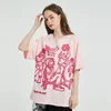 Męskie tshirty japońskie harajuku tshirt men streetwear śmieszne anime kreskówka graficzna thirt bawełniana koszulka ponadwymiarowa TEES HIFOP 230518