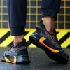 Veiligheidsschoenen Sepatu Keselamatan Pria Topi Ujung Besi Anti Benturan Konstuksi Tahan Tusukan Sneakers Ringan Bersirkulasi Bot Kerja Kualitas Wanita 230517