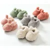First Walkers Baby Socks Winter Boy Girl Booties Fluff Soft Toddler Shoes Anti-slip Warm Born Infant Crib Moccasin