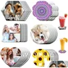 Mats Pads 42 Pcs Blanc Sublimation Dessous De Verre En Néoprène Mti En Forme De Bricolage Transfert De Chaleur Impression Cuisine Voiture Tumbler Mat Drop Delivery H Dhnlj