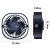 Andra hem Garden Lucog Mini USB Desktop Fan 3 Speed ​​Personlig bärbar kylning med 360 Rotation Justerbar vinkel för kontorshushållsresor 230518