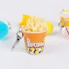 Portachiavi Cartoon Popcorn Bucket Food Keychain New Cute Creative Resin KeyRing For Women Men Kids Gift