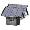 Allpowers S2000 Pro Portable Power Station 1500 Wh 2400 W Mobilny magazyn energetyczny z 2x 200W Składany panel słoneczny do awaryjnego RV