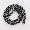 Beads Natural Stone Black Agates Top Grade Dzi Beads Round Loose Beads 6 8 10 12mm For Necklace Bracelet Making