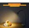 مصابيح طاولة 5 فولت USB LED Bracket Clip-on Reading Lights مرنة مرنة إطار مقطع للاشئ