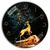 Wall Clocks Star Clock Living Room Nordic Creative Home Fashion Glass Punch-Free Affordable Luxury Mute Simple