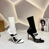 Scarpe eleganti Sandali da donna estivi Tacchi alti Sexy 2023 Décolleté alla moda con punta aperta Scivoli Pantofole da festa Casual Mujer