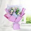 Bouquet de fleurs décoratives au crochet pour le mariage d'anniversaire de la Saint-Valentin