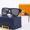 Lunettes de soleil de créateurs de luxe pour femmes Lettre de mode Lunettes de soleil Hommes Cool Eyewear High Eyeglasses Full Frame Sunglass With Box