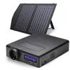 ALLPOWERS Portable Power Station 154Wh 41600mAh Mobile Wireless Emergency Backup Power With 18V60W Foldable Solar Panel Charger