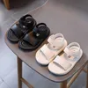 Sandalias CAPSELLA KIDS Zapatos de verano 1-6 años Niños Negro Blanco Sandalias suaves antideslizantes Niños Niñas Sandalias de estilo romano Lindos zapatos de playa AA230518