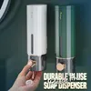 Жидкое мыло диспенсер непористый настенный монтированный настенный диспенсер для душевого шампуня рука для ванной комнаты 230518
