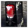 Decorative Flowers Wreaths 33 Soap Rose Flower Gift Box Bouquet Christmas New Year Valentine Day Mother Present Drop Delivery Home Dhrxn