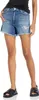 Mid Woman Shorts Summer Fashion Hudson Women's Gemma Rise Rise odcięty Jean Short