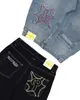 Calças de brim femininas 2023 harajuku bolsos coreano streetwear retro calças grunge vintage cintura baixa calças de carga y2k feminino 230519