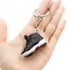Mini Sneakers Keychain Gift Box 3D Shoe Model Bags Backpacks Decorative Ornaments Car Door Key Chain Surprise Gift For Boyfriend G220421