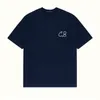 23ss Short Sleeve Cotton Tee Plus Size Fashion USA Summer Basic Embroidery T shirt High Street Europe Men Unisex Tshirt