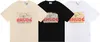 Футболка с мужской футболкой Mens Mens Summer Fashion Cotton Rhude футболка с коротким рукавом улица простая иллюстрация печать Joker Trend Рубашки для мужчин и женщин.