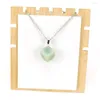 Ketens vintage natuursteen kristal hanger ketting voor vrouwen amethist agate opal kubus vierkante sieraden cadeau