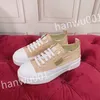 المصمم الساخن Womans Shoes Leather Lace Up Men Fashion Platform Sneakers