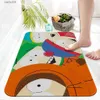 South Cartoon Park Tapis de bain Style nordique Maison Paillasson Salle de bains-Tapis de toilette Chambre Alfombra T230519