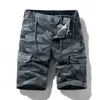 Pantaloncini da uomo Estate Uomo Cotone Cargo Abbigliamento mimetico Casual Breeche Bermuda Beach Jogger Maschio Drop 230518