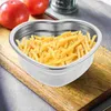 Akşam yemeği setleri Pan Yemeği Paslanmaz Çelik Kalp Şekleli Atıştırmalık Yemek El Kitchen Home için Tabak Plaka