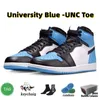 High 1 1s Spider-Verse Skyline Lucky reen Lost and Found Chicago UNC Uomo Donna Scarpe da basket 4S Black Cat Oreo Military black Sail Pine Green Trainers Sport Sneaker
