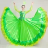 Stage Wear Woman Flamenco Dance Skirts Spanish Carnival Performance Clothing Costume Long Sleeve Lace Spain Chorus Dress