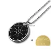 Pendant Necklaces Quantum Necklace 3 Health Care Stones Vintage Jewelry For Women Men With 6 Pieces Anti Emf Mobile Shield Stickers Dh53G